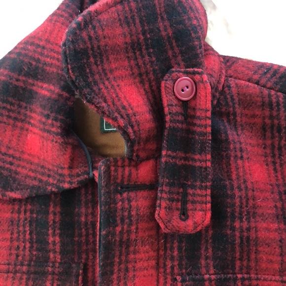 WOOLRICH JACKET RED AND BLACK PLAID WOOL JACKET LIKE NEW! PRISTINE MEN'S M - Picture 7 of 13